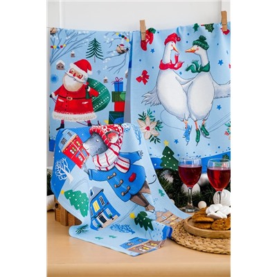 Натали Полотенце Набор кухонных полотенец Зимний день