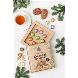 Кедровый грильяж ассорти / яблоко, шишка, черемуха / 120 г / ТМ Сибирский кедр