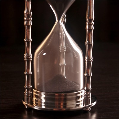 Песочные часы «Маеджа», 4 мин 30 сек, 7.5×7.5×17 см, латунь, алюминий