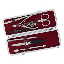 Zinger Маникюрный набор + подарок / MSFE-401-3 SM, 7 предметов, в ассортименте 3487