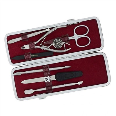 Zinger Маникюрный набор + подарок / MSFE-401-3 SM, 7 предметов, в ассортименте 3487