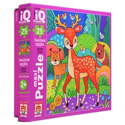 IQ Пазл макси 25 "Олень в лесу" 2+
