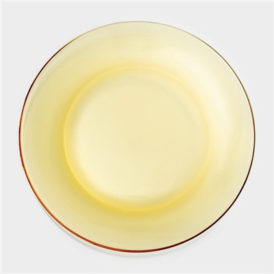 Сервиз столовый «Дымка», 6 предметов: 2 бульонницы 450 мл, 2 тарелки 500 мл, 2 тарелки d=23 см, жёлтый