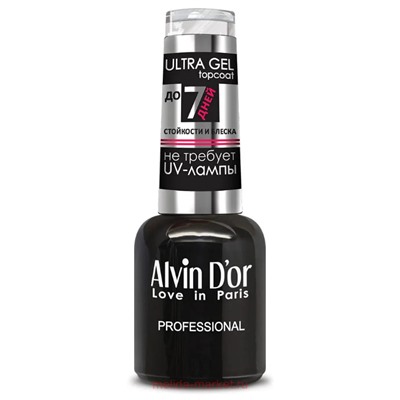 Alvin D'or Верхнее покрытие Лак для ногтей Ultra Gel Topcoat ADN-34 8мл