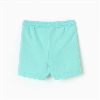 Шорты для девочки, цвет ментол, рост 80 см