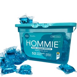 MR.KIM Капсулы для стирки МОРСКОЙ БРИЗ Hommie Pods Ocean Breeze 52 шт*8 гр