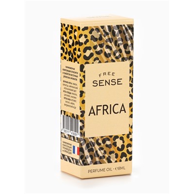Парфюмерное масло женское Free Sense Africa, 8 мл (по мотивам Bal d’Afrique (Byredo)
