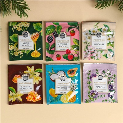 Чай подарочный «Счастья в дом», 54 г (30 пакетиков × 1.8 г).