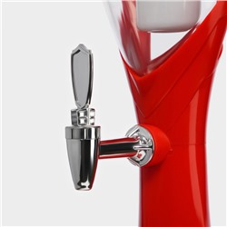 Башня пивная «Вавилон», колба 3 л, подсветка, батарейка Ag10, красная