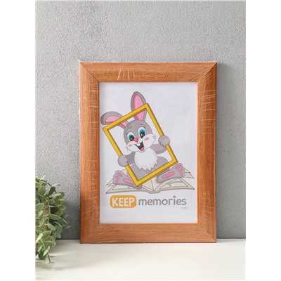 Фоторамка для фото 21×30 см Keep memories Luxe Elegance, с ножкой, пластик, бежевый, (пластиковый экран)