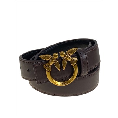 Ремень женский из искусственной, цвет шоколад