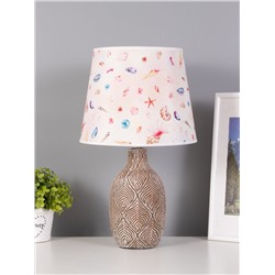 Настольная лампа RISALUX «Джесси», Е14, 40 Вт, шоколадно-белый