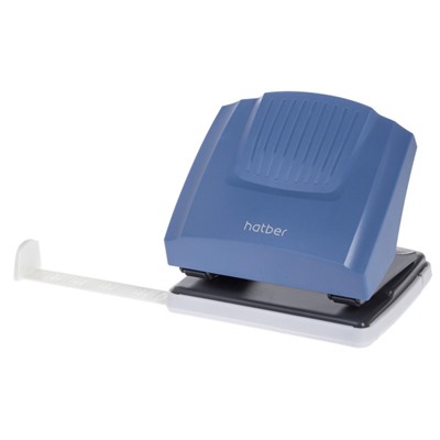 Дырокол на  30 листов "Энергия" с линейкой ассорти (085971) Хатбер