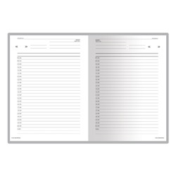 Ежедневник недатированный А6 256 стр. бумвинил (ЧЕРНЫЙ) 3-030/4 Альт