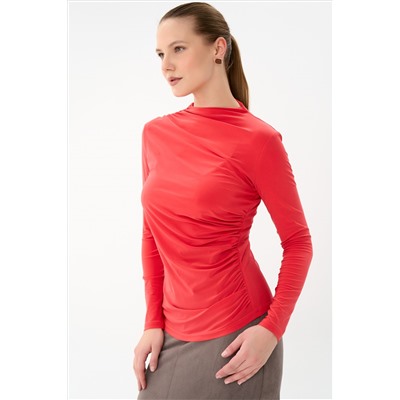 Лонгслив Нора (оранжевый)