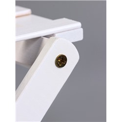 Подставка для цветов Greengo, 5 полок, 50×25×89 см, напольная, бамбук, белая