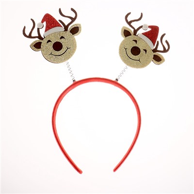 Ободок новогодний карнавальный «Олень»