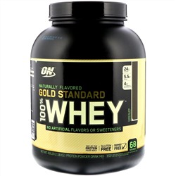 Optimum Nutrition, Gold Standard 100% Whey, с натуральным ароматизатором со вкусом шоколада, 2,18 кг (4,8 фунта)