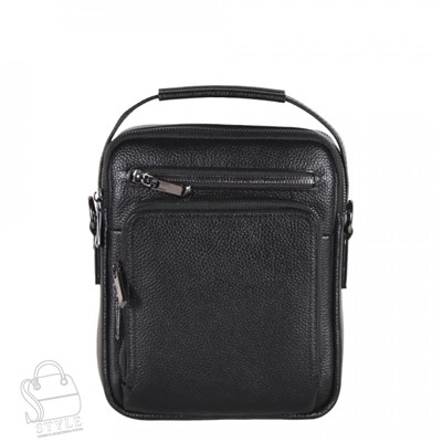 Сумка мужская кожаная 8132-3QH black Heanbag