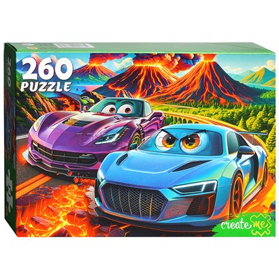 Пазлы 260 "Гонки на вулканах"