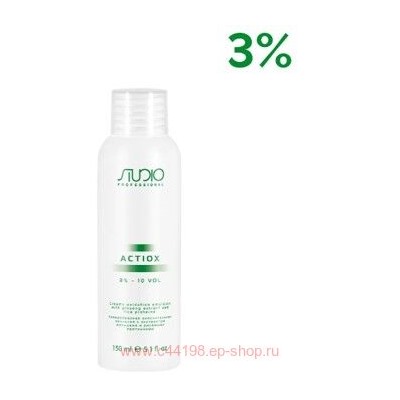 Kapous Окислительная эмульсия с экстрактом женьшеня и рисовыми протеинами ActiOx 3% 150мл