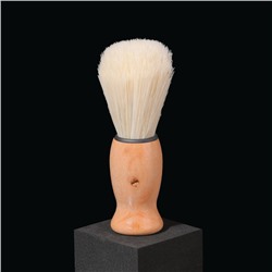 Помазок для бритья, деревянный, коричневый