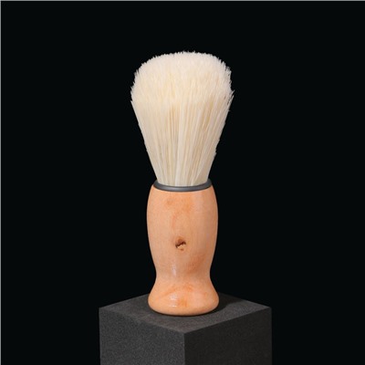 Помазок для бритья, деревянный, коричневый