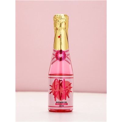 Подарочный набор GRL Power, гель для душа и бокал для шампанского, Чистое Счастье