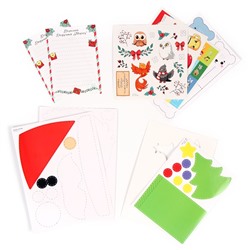 Адвент - календарь «Письма от деда мороза», 31 письмо, новогодний набор для творчества