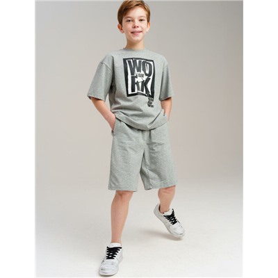 Комплект трикотажный для мальчиков: фуфайка (футболка), шорты