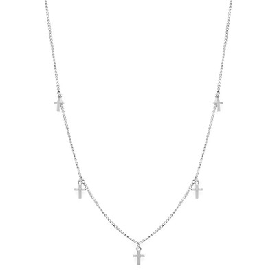Колье из серебра без вставки, Ю-55140р