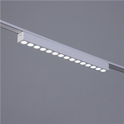 Светильник трековый ULTRA «Линза», светодиодный, 18 Вт, 48 В, 3000K-5700К, CRI90, 33.8×2.6×2.4 см, белый