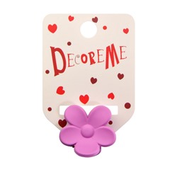 Заколка для волос "КРАБИК" 3 см 1 шт 5 цветов 2-718/64 DecoreMe