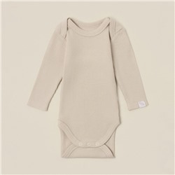 Набор боди 2 шт. SL HOME, рост 86-92 см, бежевый, кофейный