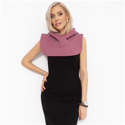 Капор-капюшон хлопковый, Слишком модно не бывает (розовый)