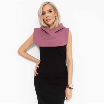 Капор-капюшон хлопковый, Слишком модно не бывает (розовый)