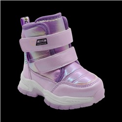 Ботинки на меху С7719-13 фиолетовые