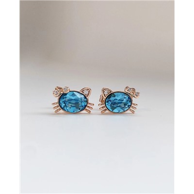 Серьги с кристаллами Swarovski