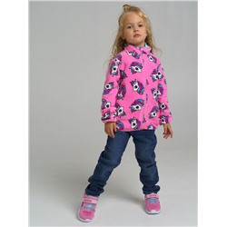 Толстовка из флиса на молнии для девочки
