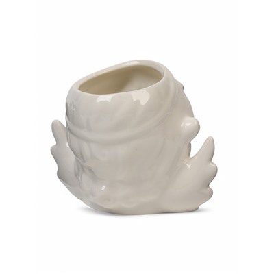 Горшок для цветов «Ангел», 290 мл, 13×8×9 см, керамика, белый