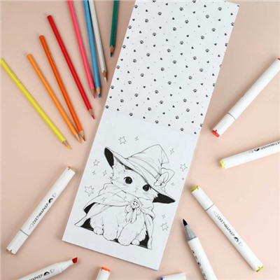 Книжка-раскраска 145х210 мм 32л "Современная раскраска" "ЛЮБИМЫЕ ПИТОМЦЫ" 70890 Феникс