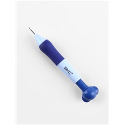 Игла для вышивания TEIRA, для ковровой техники, d=1.3/1.6/2.2 мм, с нитевдевателями, голубая, синяя