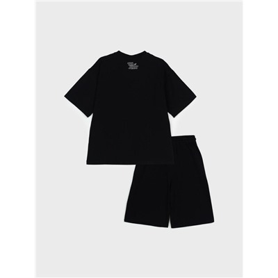 Комплект трикотажный для мальчиков: фуфайка (футболка), шорты