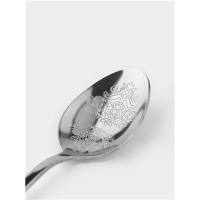 Набор чайных ложек Доляна «Эмили», длина 13.2 см, 6 шт., нержавеющая сталь, серебристый