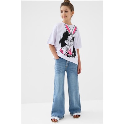 Фуфайка трикотажная для девочек (футболка) PLAYTODAY, 1240800