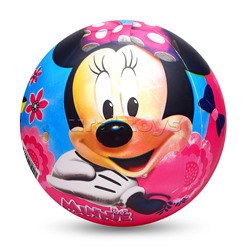 Мяч пвх 23 см "Минни маус" полноцвет, в сетке