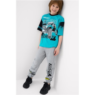 Фуфайка трикотажная для мальчиков (футболка) PLAYTODAY, 1239844