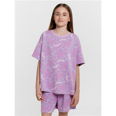 КОМПЛЕКТ ДЛЯ ДЕВОЧЕК (БЛУЗА, ШОРТЫ) 197728