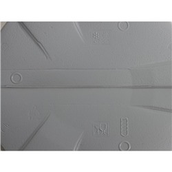 Кашпо для цветов со вставкой «Дюна», 19.5 л, серое