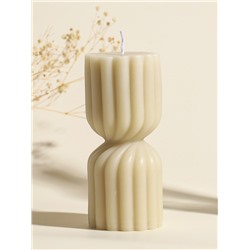 Свеча декоративная «Афина», сливочная, 6×6×14 см